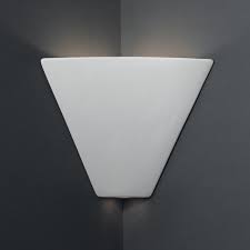 Trapezoid Corner Wall Sconce By Justice
