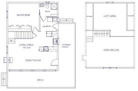 24x32 cabin w loft plans package