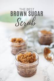 brown sugar scrub for face or body a