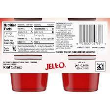 jell o original strawberry jello cups