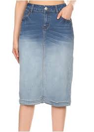 Faded Glory Denim Skirt Modli