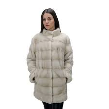 Mink Fur Coat Straight Coat Made Of