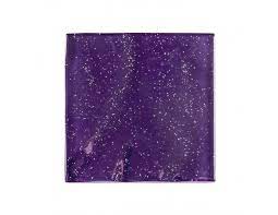 Gia Purple Sparkle 9 8cm X 9 8cm Glass Tile