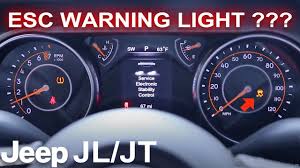 esc warning light fixed jeep jt jl