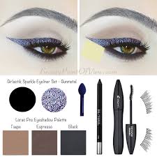 sparkle eye makeup beauty point of view