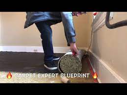 carpet padding in a small bedroom