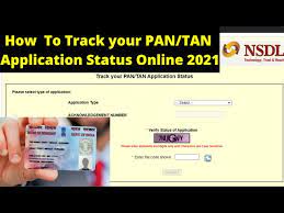 track your pan tan application status
