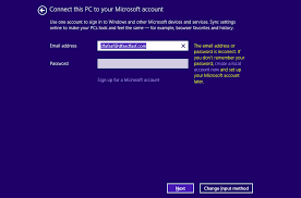 use windows 8 1 with a local account