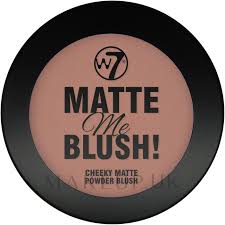 w7 matte me blush powder mattifying