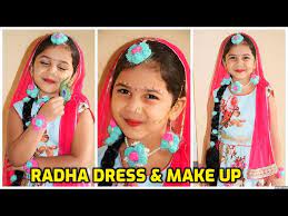 gopika dress makeup radha dress