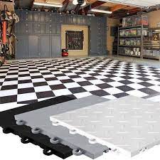 Diamond Top Garage Floor Tiles