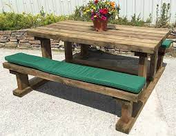 Picnic Bench Cushions Sustainable