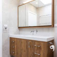 hot wood veneer bathroom vanity