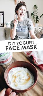 easy diy yogurt face mask recipe the