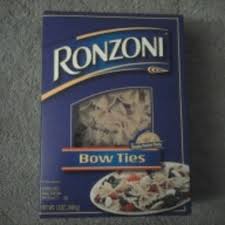 ronzoni bow ties and nutrition facts