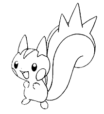 Coloring Pages Pokemon Pachirisu Drawings Pokemon