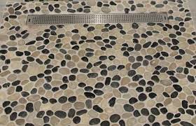 pebble shower flooring pros and cons