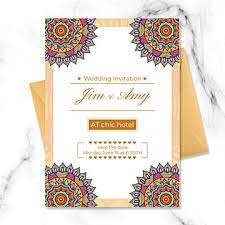 indian wedding card png transpa