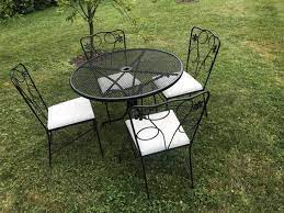 Free Outdoor Wrought Iron Table And