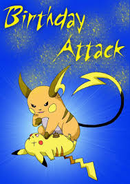 The card is classed as a pokémon and it has an attack called. Pokemon Pikachu Printable Birthday Card Printbirthday Cards