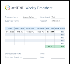 5 Free Timesheet Templates Weekly Biweekly And Their