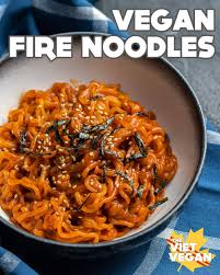 vegan fire noodles the viet vegan