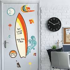 Dry Erase Surf Board Wall Decals