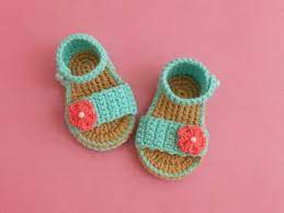 baby sandals crochet easy baby