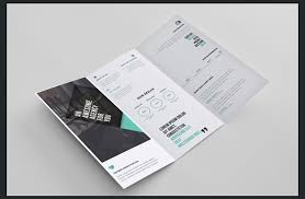 Black And White Tri Fold Brochure Template 5 Tri Fold Brochure