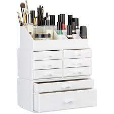 relaxdays makeup organizer with drawers
