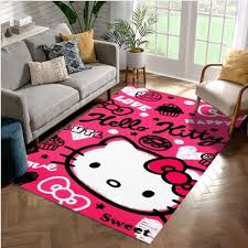 cute o kitty area rug carpet team