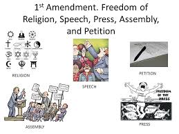 Although the right to petition guarantees that a speaker may petition the government for grievances, the first amendment cannot make the government respond or acknowledge the speech. 1 St Amendment Freedom Of Religion Speech Press Assembly And Petition Religion Speech Petition Assembly Press Ppt Download