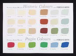 Colour Chart For V A Traditional Paints