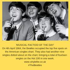 Musical Factoid Of The Day On 4th April 1964 The Beatles