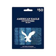 Only at any store as well as at ae.com or aerie.com, unless otherwise required by law, or by calling 1.888.232.4535. American Eagle Gift Card 50 London Drugs