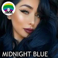 Highly pigmented hair dye for an extra bold look: Midnight Blue Hair Dye Shopee Philippines