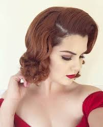 retro hairstyles from the 1950s for