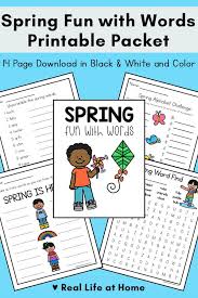 fun spring word list activities