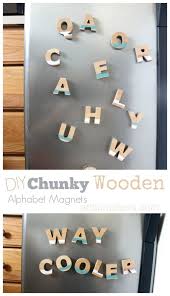 Custom wooden letters another thank offering from similar websites or by website which are involved in nucleus decoration or inventive. Diy Chunky Wooden Alphabet Magnets