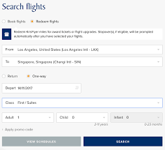 How To Redeem Singapore Airlines Krisflyer Miles