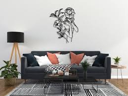 Metal Flower Wall Art