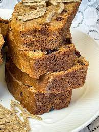 vegan all bran cinnamon loaf cake