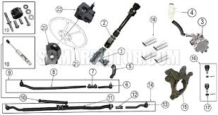 diagram steering parts wrangler jk