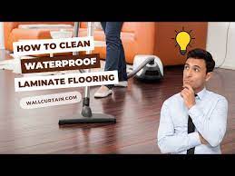 to clean waterproof laminate flooring