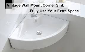 vessel sink triangle wall mount