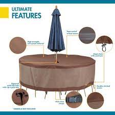 h round table and chair set cover