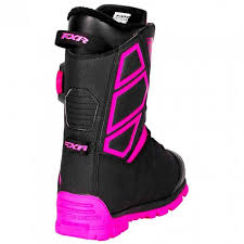 Fxr Racing Elevation Lite Dual Zone Boa Womens Snowmobile Boots