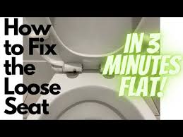 How To Fix A Loose Toilet Seat