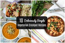 simple vegetarian slow cooker recipes