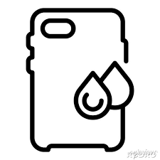 Reflection Phone Case Icon Outline